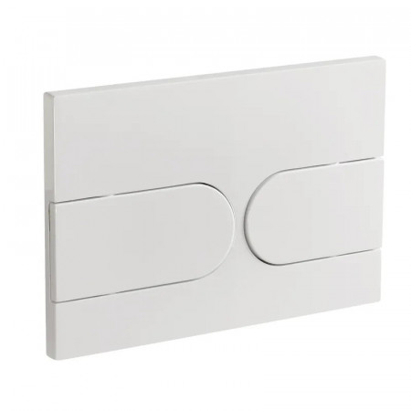 Панель змиву Koer KT-0604-03 240x160x10mm пластикова, кнопка закруглена (KR5322)