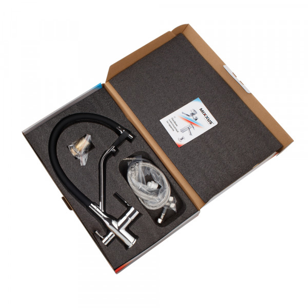 Змішувач для кухні MixxusPremium Gravity 021 REFL.BLACK (MI6977)