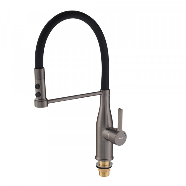 Змішувач для кухні Mixxus Premium Summer 017 GRAPHITE REFL.BLACK (MI6962)