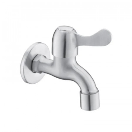 Кран для холодної води Zerix BIB-001 з нержавіючої сталі SUS304 (упаковка блістер) (ZX5687)