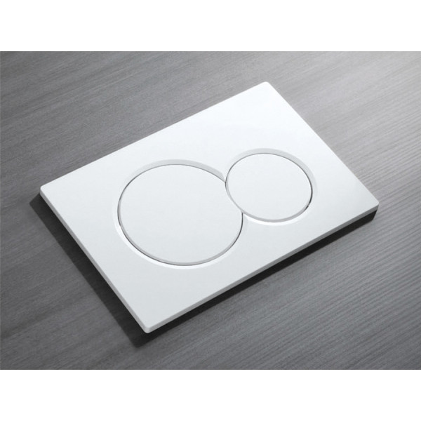 Панель змиву KOER KT-0601-03 пластикова, кнопка кругла (KR5175)