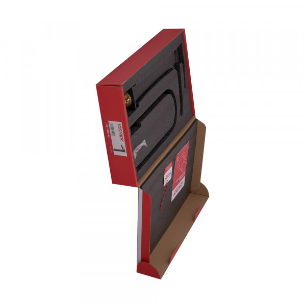 Змішувач для умивальника Koer KB-15007-05 високий водоспад (Колір чорний) (KR3449)