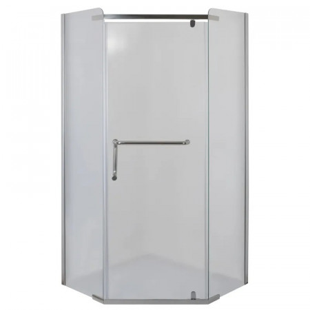 Душова кабіна з низьким піддоном Mixxus LINES SCT01-90x90x198-TR CHROME прозоре скло 6мм (MI6913)