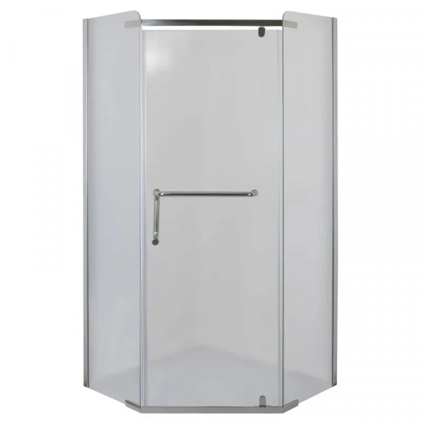 Душова кабіна з низьким піддоном Mixxus LINES SCT01-90x90x198-TR CHROME прозоре скло 6мм (MI6913)