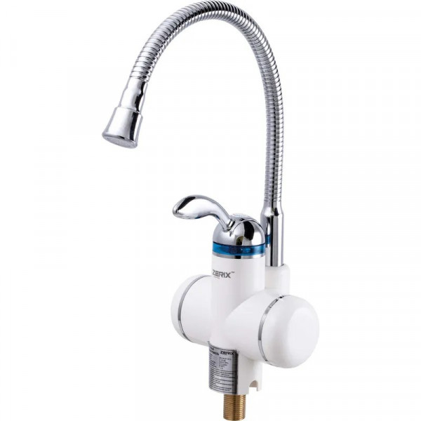 Водонагрівач Zerix ELW01-F 3 kW проточний, з РЕФЛЕКТОРНИМ виливом, на мийку (ZX3076)