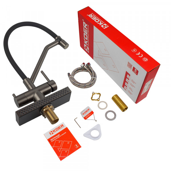 Змішувач для кухні Koer KB-74027-07 з функцією 