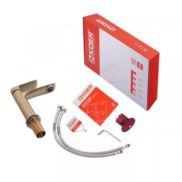 Змішувач для умивальника Koer KB-10028-12 (KR5291)