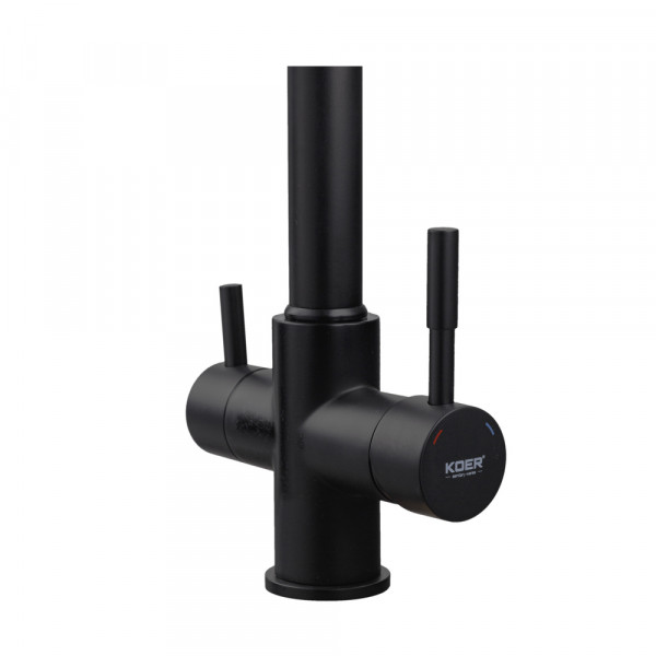 Змішувач для кухні Koer KB-72025-05 з виходом для питної води (вилив - пружина) (KR5015)