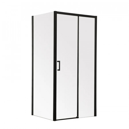 Душова кабіна без піддону Mixxus Premium DIVERSE SC03-120x80x195-TR Black прозоре скло 6мм (MI6868)