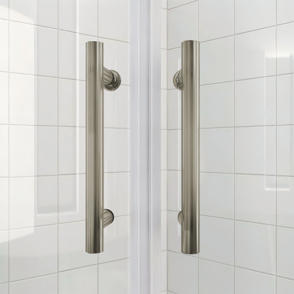 Душова кабіна без піддону Koer SR SC03-90x90x200-TR-02 прозоре скло Easy Clean 6мм SS Color (KR5680)