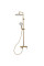 Душова колонна зі змішувачем Koer KB-56029-12 3 функції, колір матове золото (KR5503)