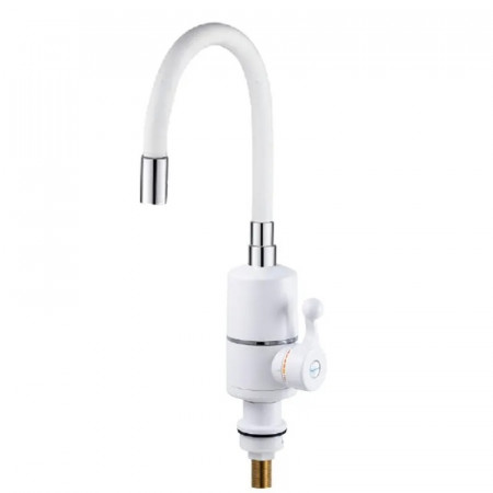 Проточний водонагрівач Zerix ELW06-F-WHITE 3,3 kW силіконовий вилив, на мийку (ZX5857)
