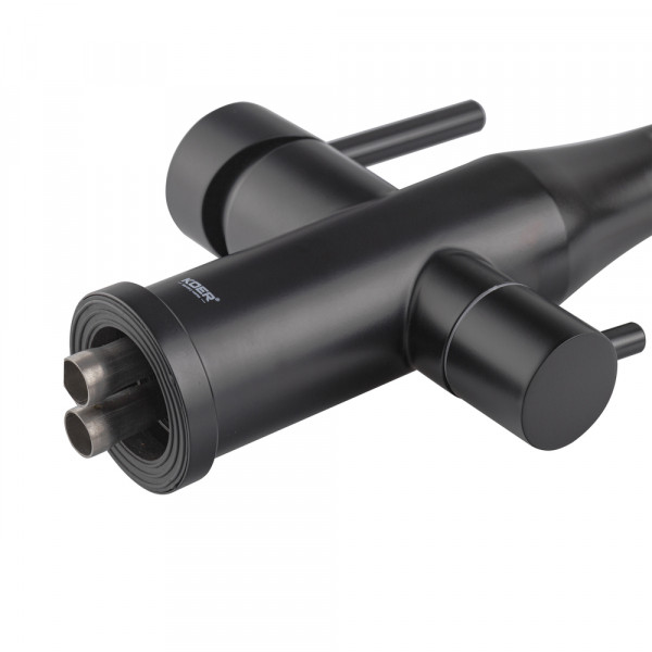 Змішувач для кухні Koer KI-72024-05 з виходом для питної води (нерж. сталь) (KR5012)