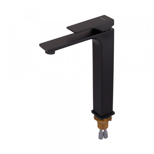 Змішувач для умивальника Koer KB-11010-05 високий (Колір чорний) (KR3483)