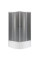 Душова кабіна з високим піддоном Mixxus PLAIN SCT01-90x90x195-GR SATIN сіре тоноване скло 4мм (MI6895)