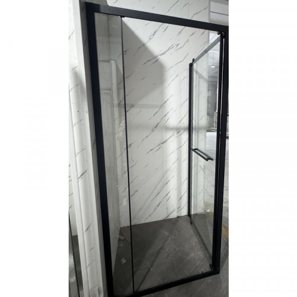 Душова кабіна без піддону Mixxus Premium Quadro SC01-90x90x195-TR Black прозоре скло 6мм (MI8292)