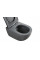 Унітаз підвісний Mixxus Premium ELLIPSE-0309-T1 GRAY 530x360x350mm система змиву TORNADO 1.0 (MP6655)