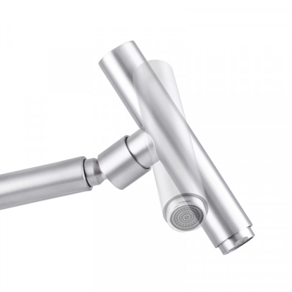 Змішувач для кухні Haiba SUS 017 з поворотним виливом (HB3897)