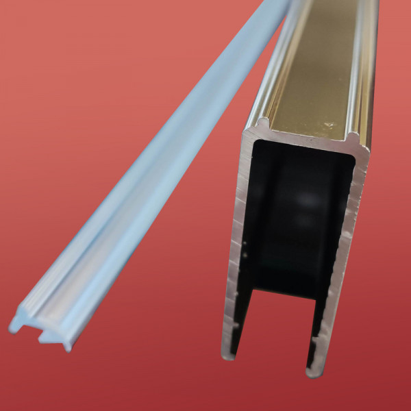 Двері в нішу Koer SR SD01-120x200-TR-12 прозоре скло Easy Clean 8мм, матове золото (KR5377)