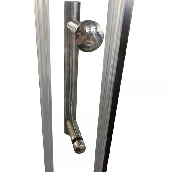 Душова кабіна без піддону Koer SR SC04-90x90x195-TR-01 прозоре скло Easy Clean 5мм, хром (KR5360)