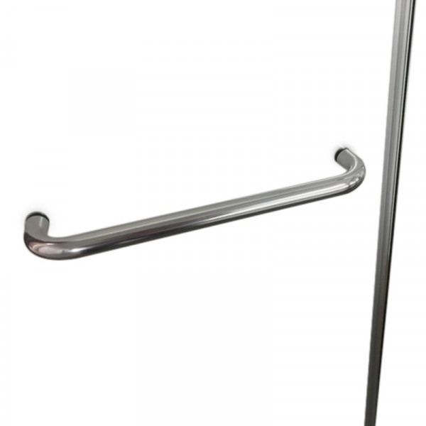 Шторки скляні на ванну Koer SR BS05-90x140-TR-01 прозоре скло Easy Clean 6мм, хром (KR5372)