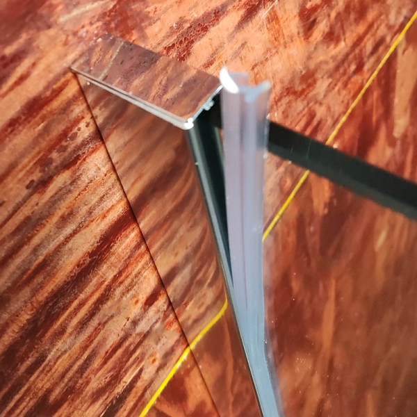 Душова перегородка Koer SR SP01-100x200-TR-01 Walk-In прозоре скло Easy Clean 8мм, хром (KR5393)