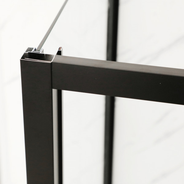 Душова кабіна без піддону Mixxus Premium DIVERSE SC03-100x80x195-TR Black прозоре скло 6мм (MI6866)