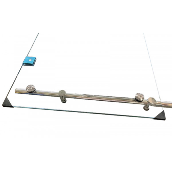 Двері в нішу Koer SR SD06-120x220-TR-01 прозоре скло Easy Clean 8мм, хром (KR5367)