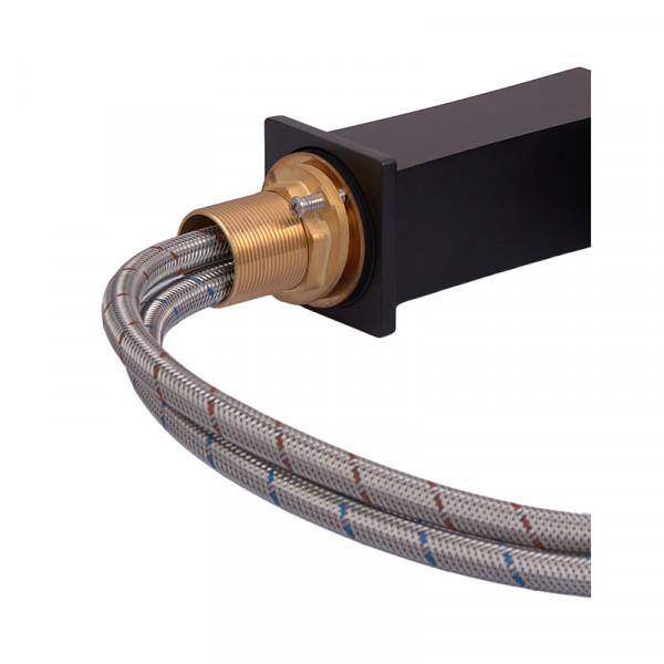 Змішувач для умивальника Koer KB-12007-05 (Колір чорний) (KR3443)