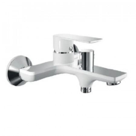 Змішувач для ванни HAIBA ALEX 009 EURO WHITE-CHROME (HB9568)