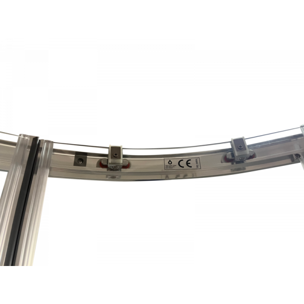 Душова кабіна без піддону Koer SR SC04-90x90x195-TR-01 прозоре скло Easy Clean 5мм, хром (KR5360)