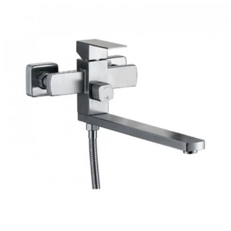 Змішувач для ванни Zerix KUB-007 (EURO) з нерж. сталі SUS304 (ZX5564)