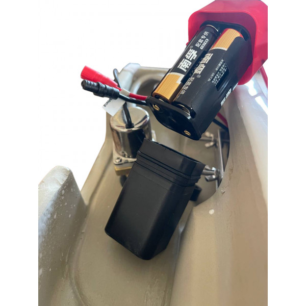 Система управління змивом пісуара Mixxus Premium BEVEL-2301 з ІЧ датчиком, батар.+адаптер 220В (MP6683)