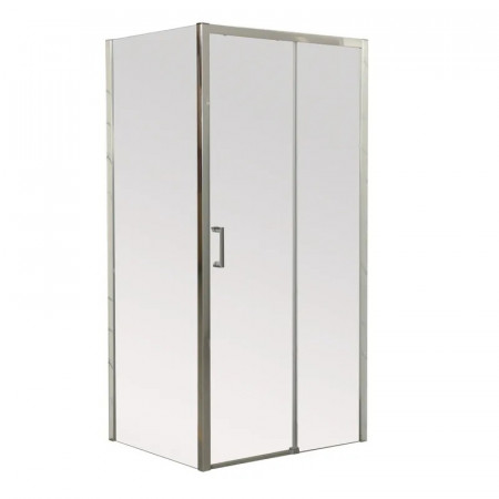 Душова кабіна без піддону Mixxus Premium DIVERSE SC03-100x80x195-TR Chrome прозоре скло 6мм (MI6865)