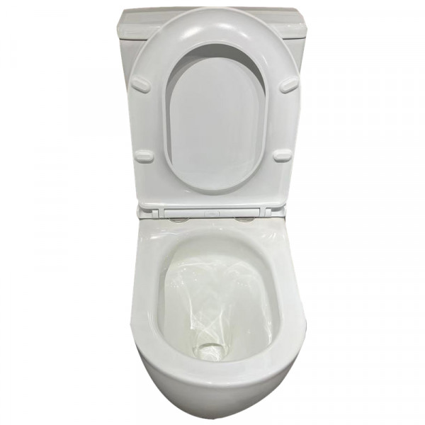 Унітаз-компакт ергономічний Koer TT-0201-T3 675x390x860mm система змиву TORNADO 3.0 (KR5613)