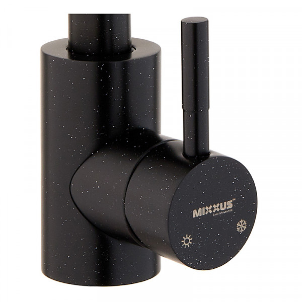 Змішувач для кухні Mixxus SUS-011 Stone Black (нерж. сталь) (MI6209)