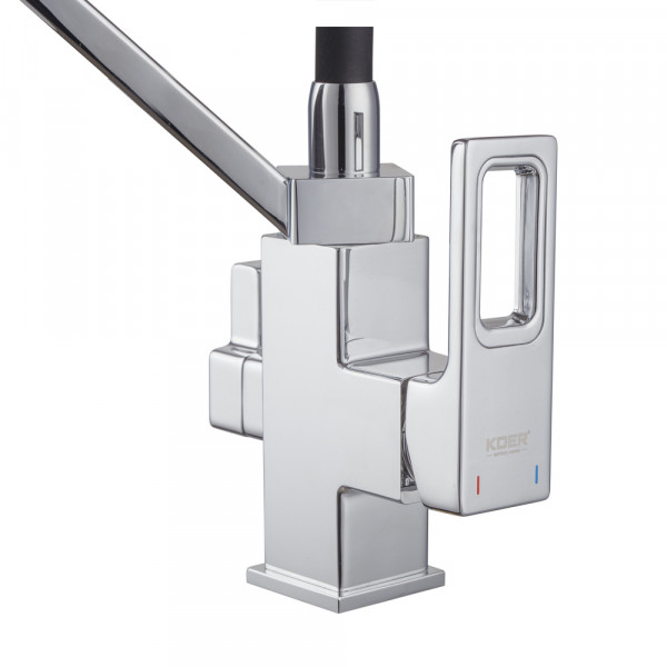 Змішувач для кухні Koer KB-72009-01 з виходом для питної води (KR5006)