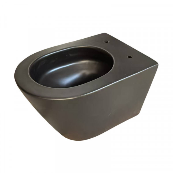 Унітаз підвісний Mixxus Premium BEVEL-0304-T1 BLACK 480x360x360mm сист. змиву TORNADO 1.0 (MP6677)