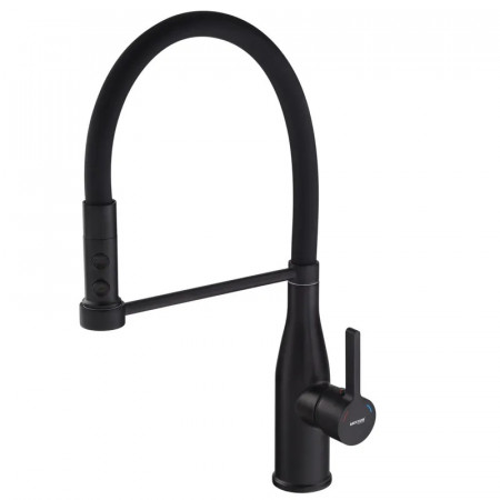 Змішувач для кухні Mixxus Premium Summer 017 BLACK REFL.BLACK (MI6961)