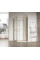 Душова кабіна без піддону Koer SR SC09-90x90x200-R-TR-12 прозоре скло Easy Clean 6мм Матове золото (KR5771)