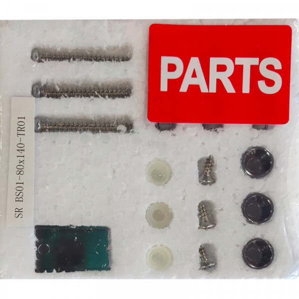 Шторки скляні на ванну Koer SR BS02-80x140-TR-01 прозоре скло 6мм, хром (KR5401)