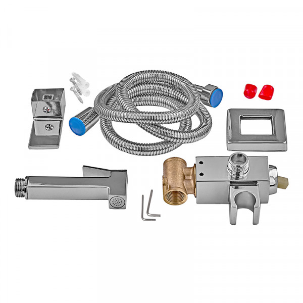 Змішувач для гігієнічного душу Zerix LEB9-123 (з лійкою) (ZX5571)