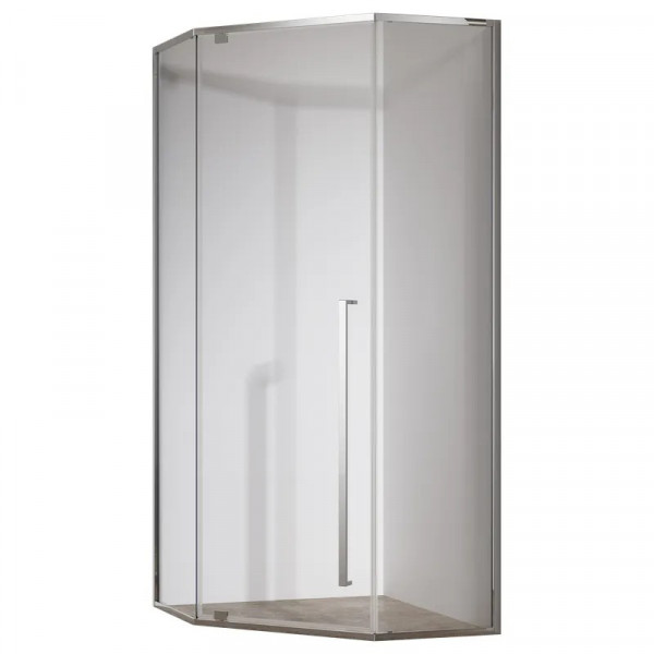 Душова кабіна без піддону Koer SR SC06-90x90x200-TR-01 прозоре скло Easy Clean 8мм, хром (KR5364)