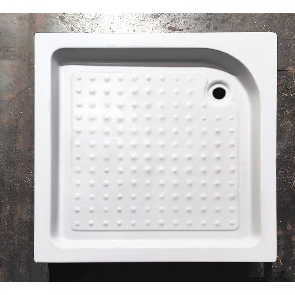 Душовий піддон з сифоном MIXXUS CUBIC ST01-90x90x13 квадратний діаметр зливу 52 мм NEW (MI8371)