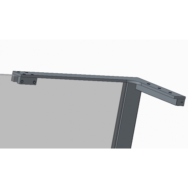 Душова перегородка Koer SR SP02-100x200-TR-12 Walk-In проз.скло Easy Clean 8мм, матове золото (KR5396)