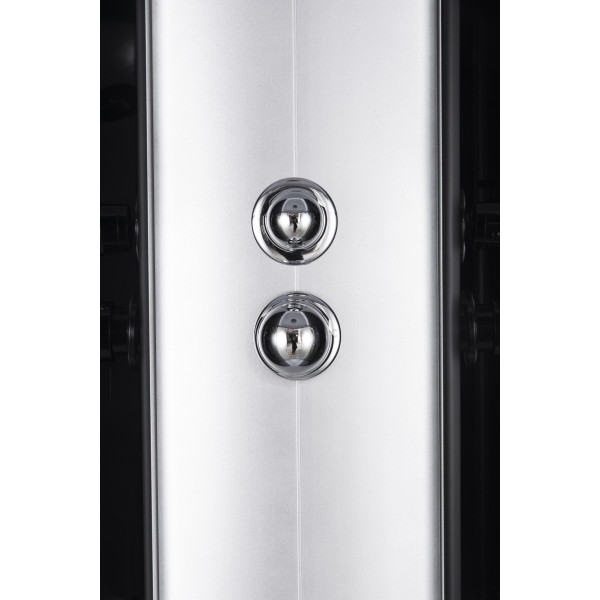 Бокс душовий без гідромасажу Mixxus STRONG SB02-90x90x215-FB SATIN з низьким піддоном (MI6886)