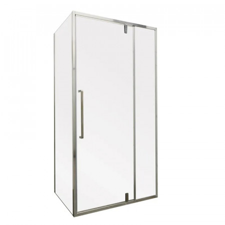 Душова кабіна без піддону Mixxus Premium BEVEL SC01-120x80x195-TR Chrome прозоре скло 6мм (MI6871)