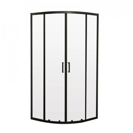 Душова кабіна без піддону Mixxus Premium DIVERSE SC01-90x90x195-TR Black прозоре скло 5мм (MI6860)