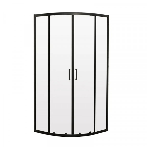 Душова кабіна без піддону Mixxus Premium DIVERSE SC01-90x90x195-TR Black прозоре скло 5мм (MI6860)