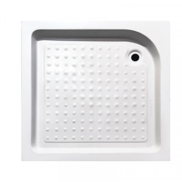 Душовий піддон з сифоном MIXXUS CUBIC ST01-90x90x13 квадратний діаметр зливу 52 мм NEW (MI8371)